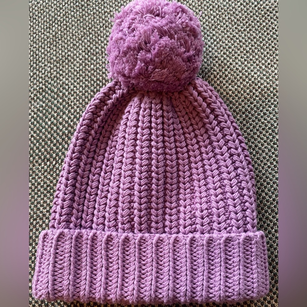 Jamie Kay Cozy Hat in Grape, 2+ years EUC